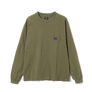 Needles Long Sleeve Pocket T-Shirt Cotton Jersey Olive