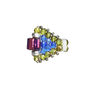 Needles Needles x Tie A Knot Square Crystal Beads Ring Purple/Olive