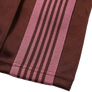 Needles Pleated Track Skirt Poly Smooth Brown