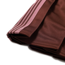 Needles Pleated Track Skirt Poly Smooth Brown