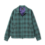 Needles Sport Jacket Wool Shadow Plaid Blue