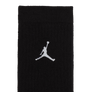 Nike Jordan Everyday Socks (6 pairs) Black/White HV6228-010 Large