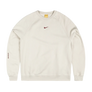 Nike NOCTA Men's Fleece CS Crew Lt Orewood Brn/Team Red FN8160-104