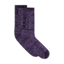 No Problemo Glitch Sock Purple