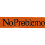 No Problemo Mini Problemo Carabiner Keychain Orange