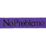 No Problemo Mini Problemo Carabiner Keychain Purple