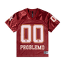 No Problemo NP00 Sports Poly Short Sleeve Jersey Red