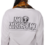 No Problemo Stickers Long Sleeve T-Shirt White