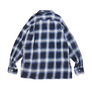 Nautica Japan Ombre Check Open Collar L/S Shirt Navy