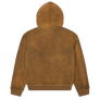Kidsuper Patchwork Face Heavyweight Zip Up Hoodie Dark Brown