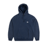 Patta Classic Acid Washed Hooded Sweater Estate Blue