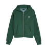 Patta Classic Zip Up Hooded Sweater Bistro Green
