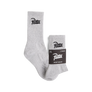 Patta Script Logo Sports Sock Melange Grey