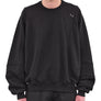 Heliot Emil Plicate Crewneck Black