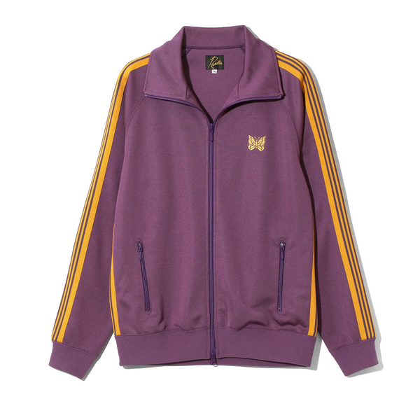 美品Needles Trackjacket Green Purple Msize NEEDLES Track Jacket Purple x Green lines Size-M Used from