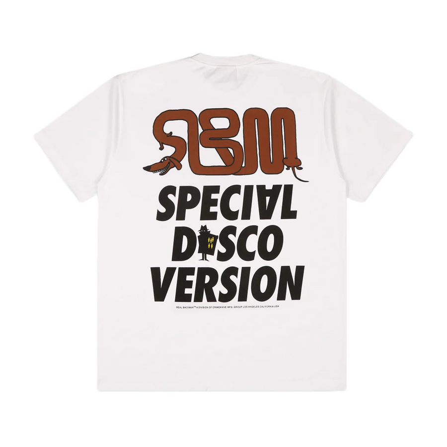Real Bad Man Special Disco Version Short Sleeve Tee White