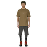 ROA Logo T Shirt Brown Olive RBMW0254JY22