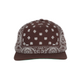 R H U D E Bandana Canvas Hat Tan/White