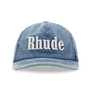 R H U D E Logo Denim Hat Oxford Indigo