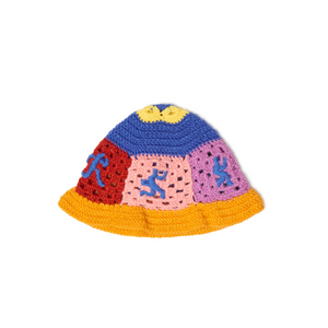 Kidsuper Running Man Crochet Hat Multi