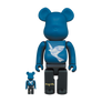 Medicom Toy Be@rbrick René Margritte: L'oiseau de ciel 1965/La belle societe 1965 400% + 100%