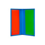 COMME des GARCONS WALLET Super Fluo Blue SA6400SF