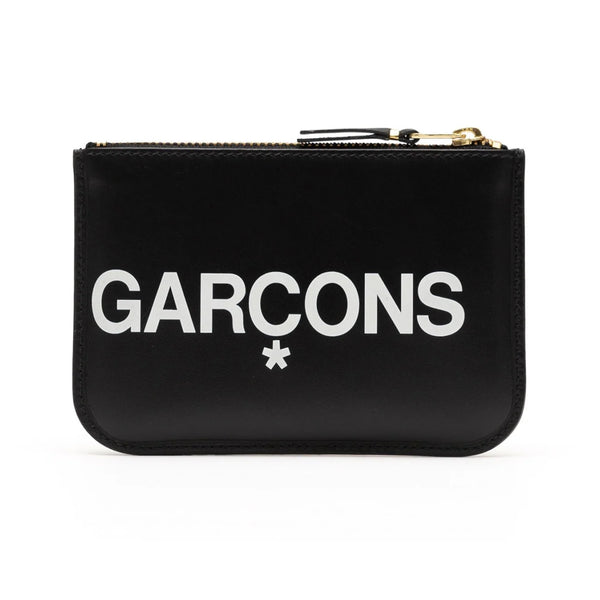 Comme Des Garcons Wallet SA8100SFOBLORANGEBL 関税送料込 COMME des GARCONS WALLET Huge Logo Black SA8100HL – Laced
