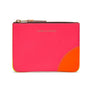 COMME des GARCONS WALLET Super Fluo Pink Yellow SA8100SF