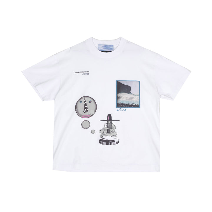 Jungles Jungles Design For Peace Of Mind T-Shirt White SS-DPM-WHT