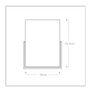 Say Touche Frame Mirror Silver