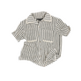 Andersson Bell Sheer Stripe Knit Shirts Ecru ATB1235M