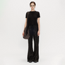 Song For The Mute Women's Slim Tee Black 251_WTS009_POPCBLK