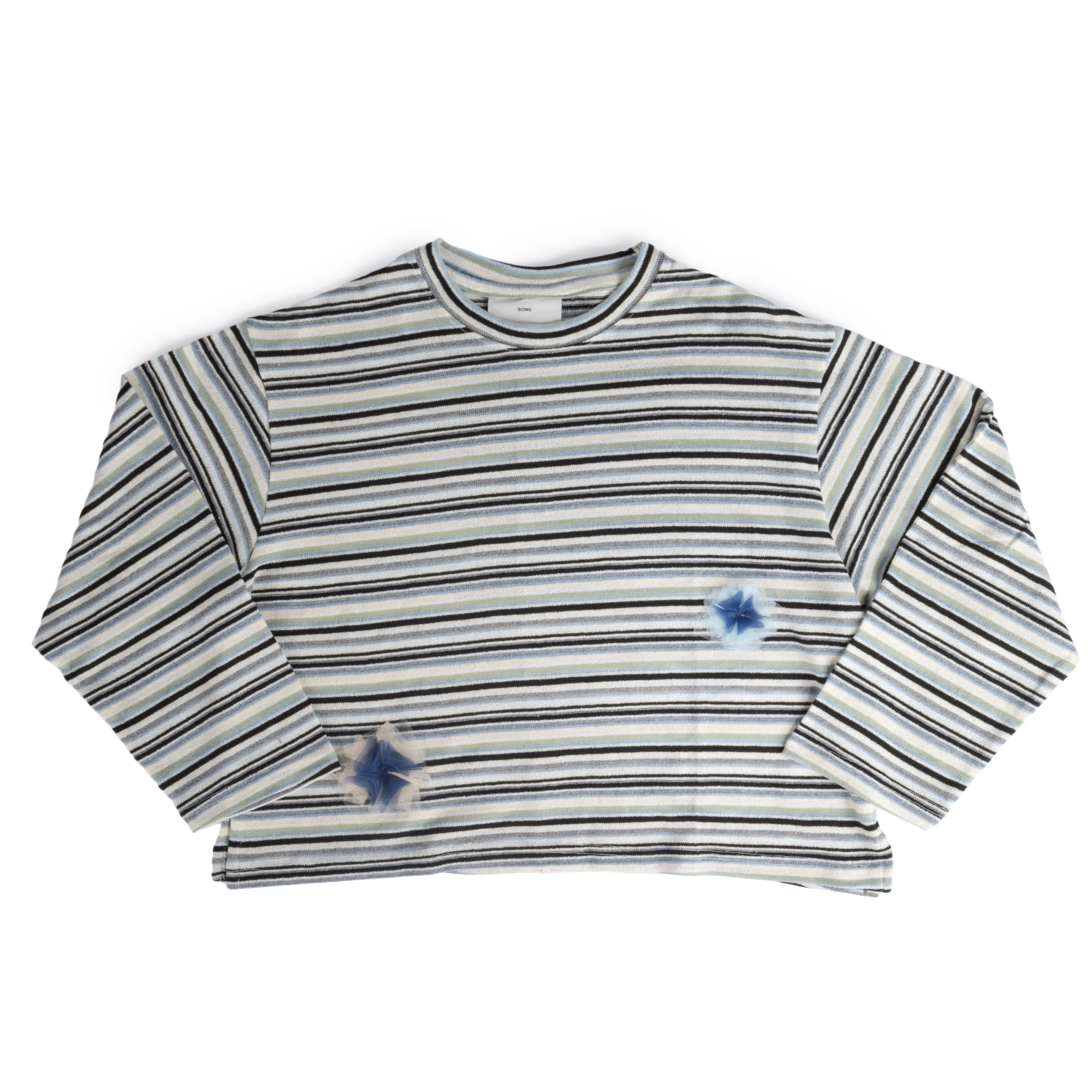 Song For The Mute Oversized Stripe Crew Neck – Laced