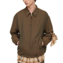 Song For The Mute Slim Coach Jacket Brown