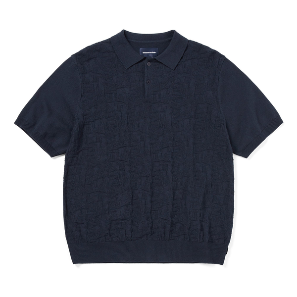 Wasted Youth Knit Polo S/S Navy XL ポロシャツ Wasted Youth KNIT POLO S/S NAVY