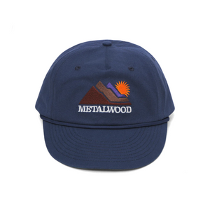 Metalwood Sunshine 5-Panel Rope Hat Navy
