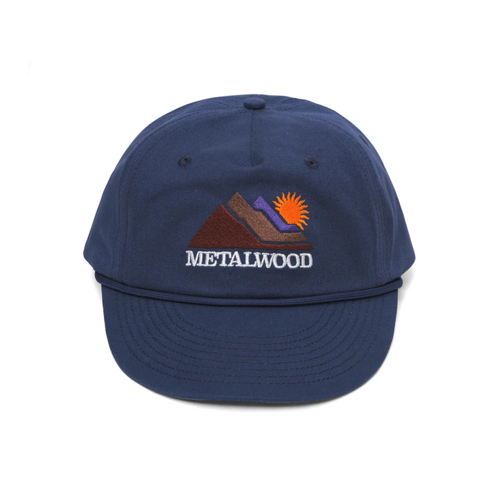 Metalwood Sunshine 5-Panel Rope Hat Navy