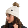 The North Face Oh Mega Fur Pom Beanie White Dune