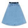 The North Face Women's Flared Denim Maxi Skirt AP Light Indigo Denim Wash