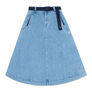 The North Face Women's Flared Denim Maxi Skirt AP Light Indigo Denim Wash