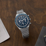 Timex x Peanuts - Q Chronograph Peanuts Blue Dial Bracelet 40mm Watch