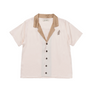 Honor The Gift Womens Notes Camp Shirt Cream