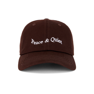 Museum Of Peace & Quiet Wordmark Dad Hat Clay