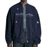 Martine Rose Zip Up Crew Black Washed Black Marlboro