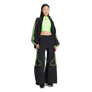 adidas Women's Teamgeist Adicolor Oversized Woven Track Pant Black/Siggnr JV7478