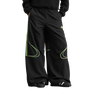 adidas Women's Teamgeist Adicolor Oversized Woven Track Pant Black/Siggnr JV7478