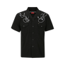 Andersson Bell Black ADSB Chain Embroidery Shirts Black ATB1280M