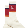 By Parra Script Logo Crew Socks Off White 50255