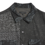 Engineered Garments Classic Shirt Navy/Grey Cotton Deco Jacquard