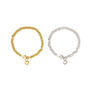 Human Made Heart Silver Bracelet Gold HM29GD070G